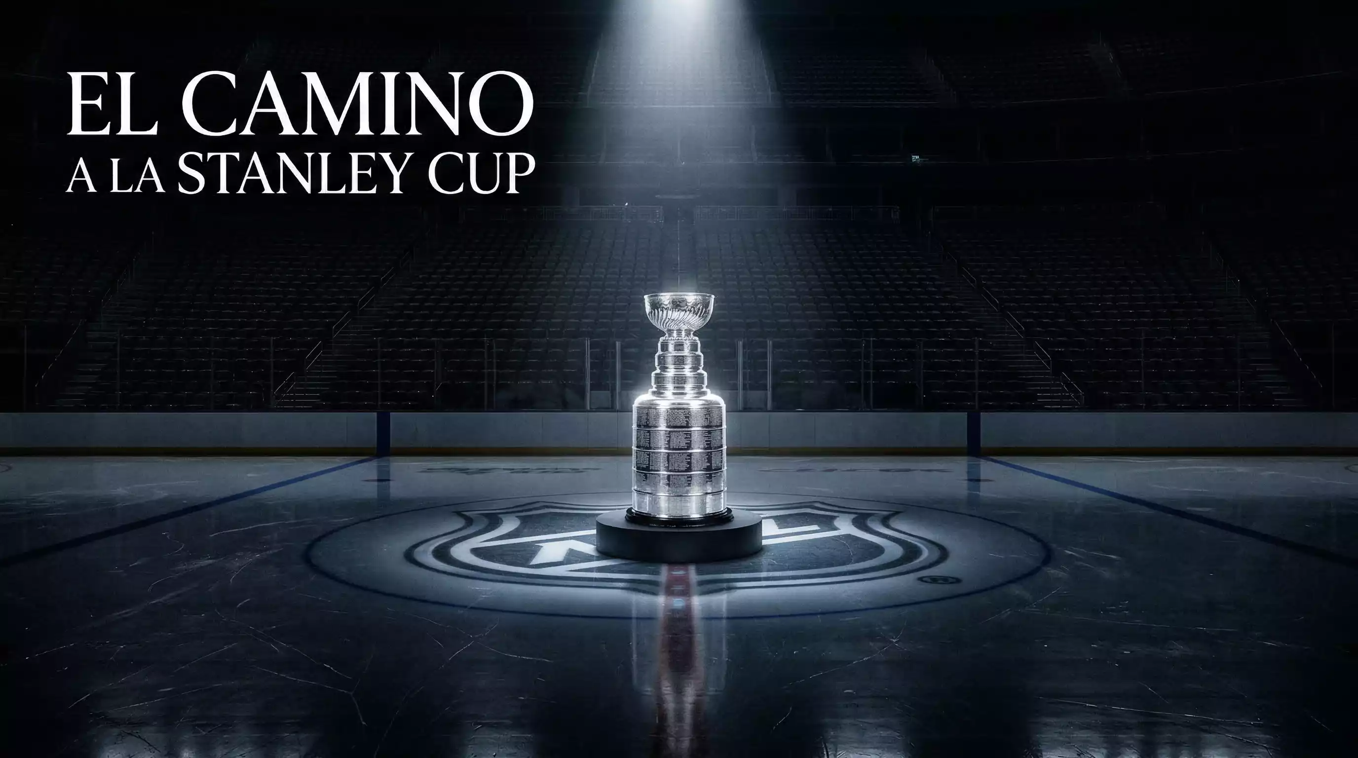 Estructura de playoffs NHL con 16 equipos y 4 rondas